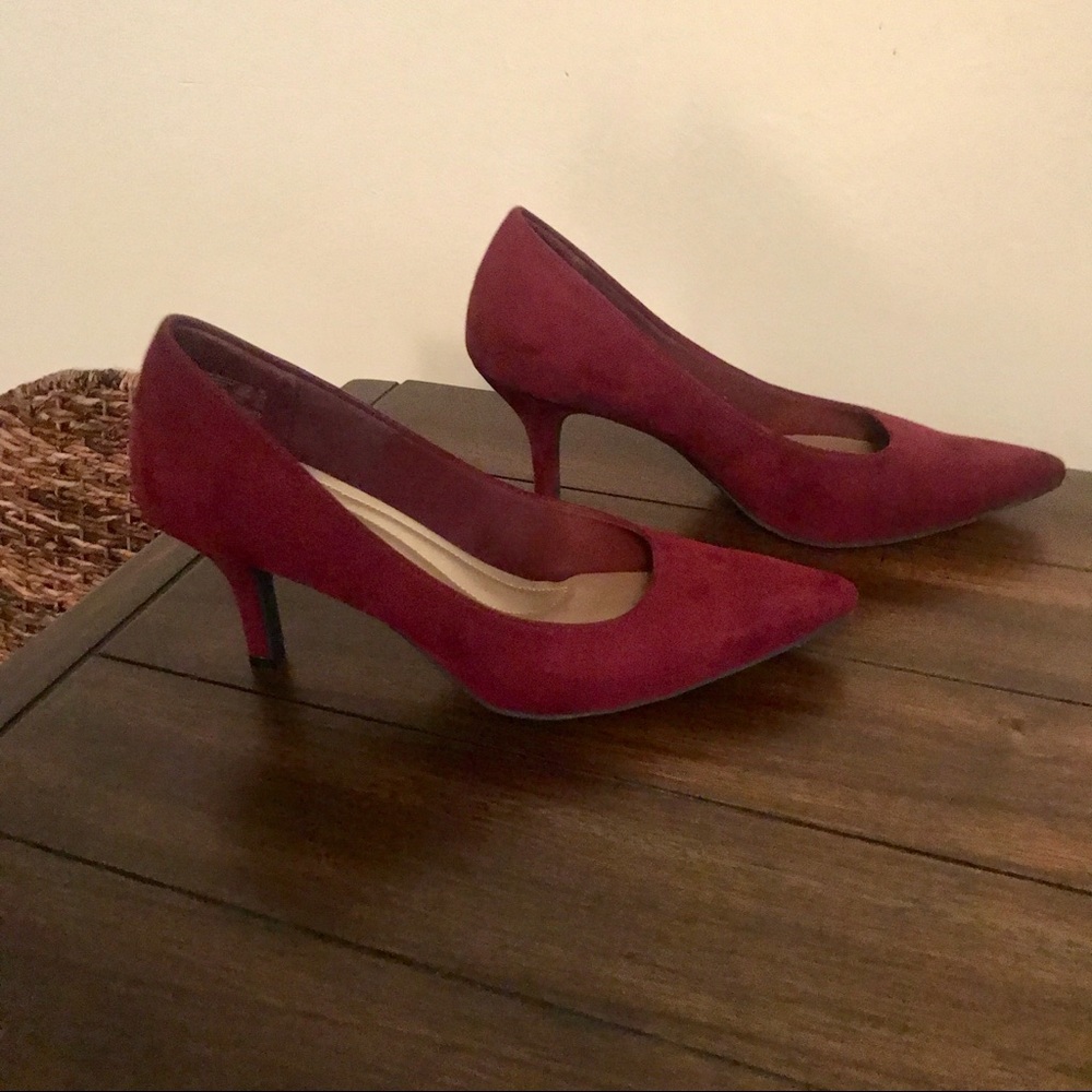 Fabulous Cabernet (wine) red heels